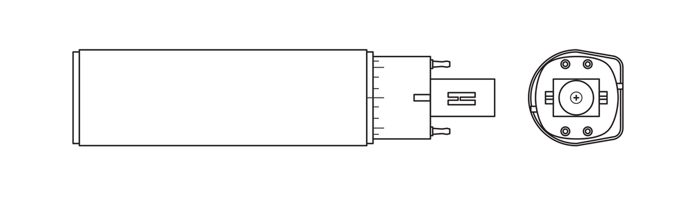 Ledvance OSRAM DULUX LED G24Q-2 7W 4000K blanc froid lampe de rénovation, 770 lumens, IP20, 220-240V, base rotative