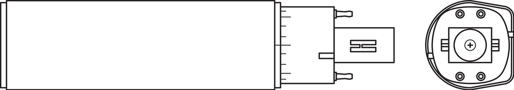 Ledvance OSRAM DULUX LED G24Q-2 7W 4000K blanc froid lampe de rénovation, 770 lumens, IP20, 220-240V, base rotative