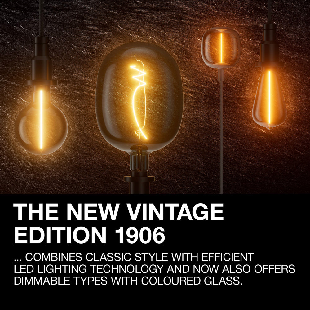 Ledvance Vintage 1906 LED Globe E27 Dimmable 6.5W 2400K Gold 725 lumens IP20 Glass Finish