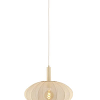 Lucide CORINA suspension LED Ø50cm, E27, dimmable, 40W, 230V, hauteur réglable, design moderne crème