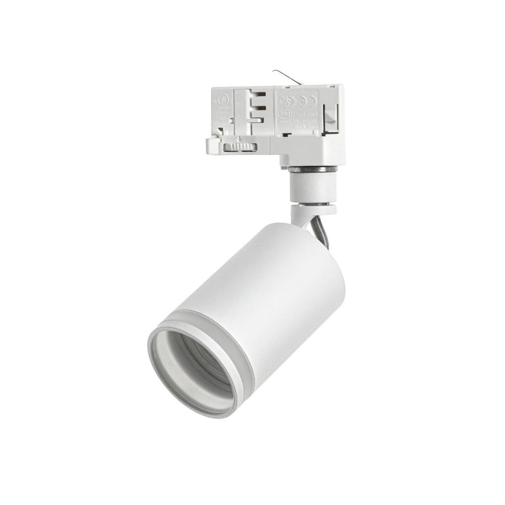 Spectrum MADARA MINI RING II 3-Phase Track Light, GU10 Socket, 250V, IP20, White Aluminum Housing