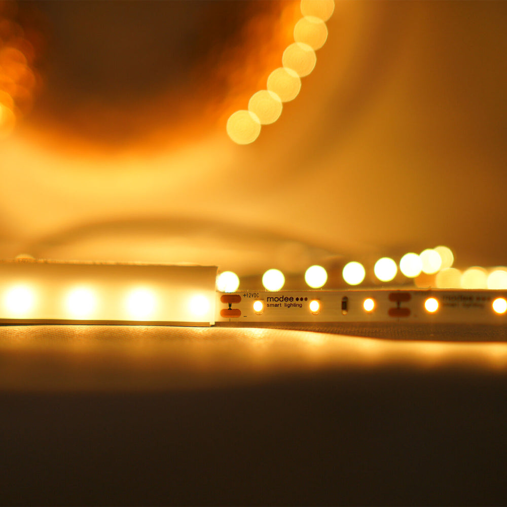 Modee LED strip silicone 12V 4.8W/m 60LED/m 2700K 540 lumens/m CRI 90 IP65 8mm 5m roll