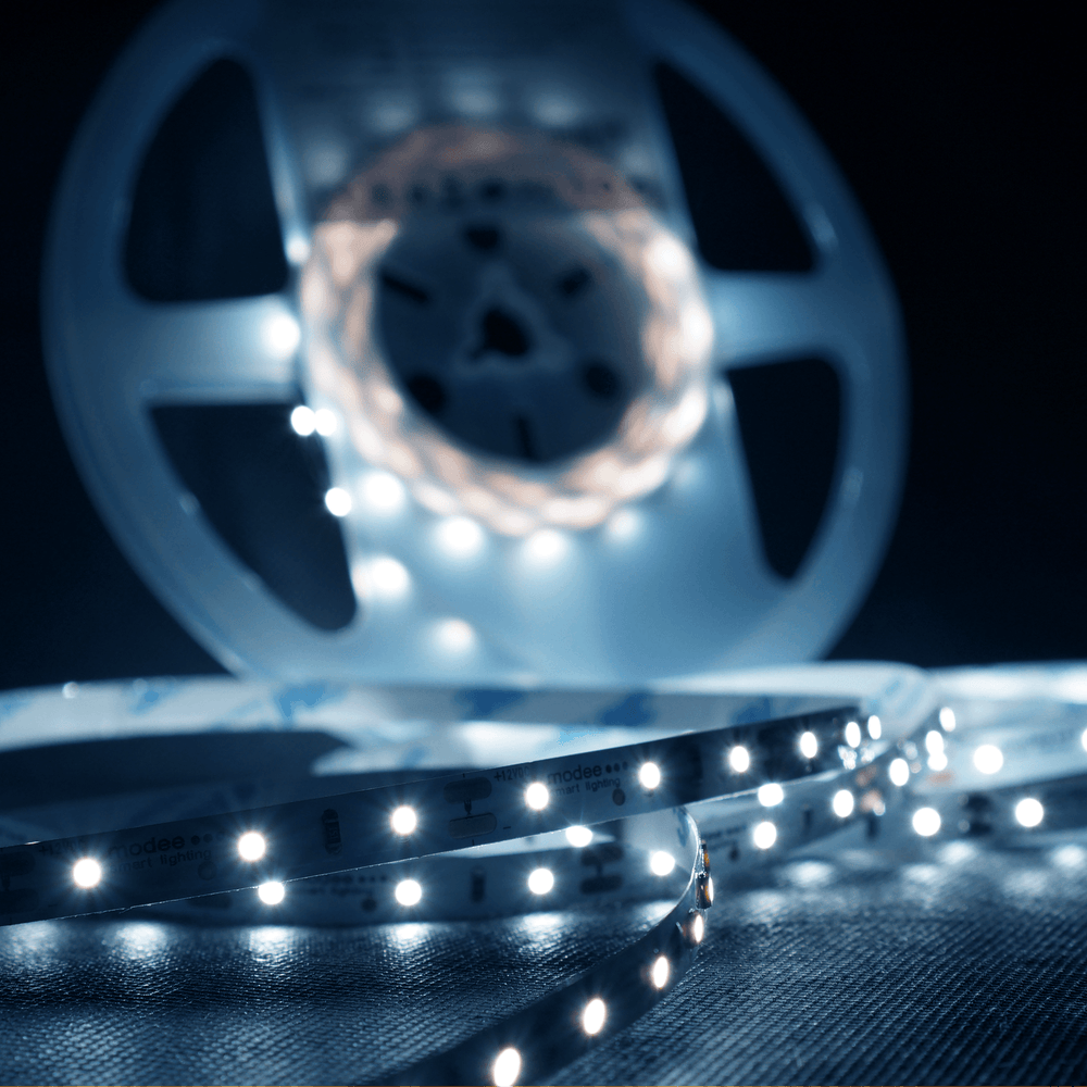 Modee Bande LED DC12V 4.8W/m 60LED/m 540 lumens IP20 6000K 90CRI largeur 8mm Éclairage Intelligent