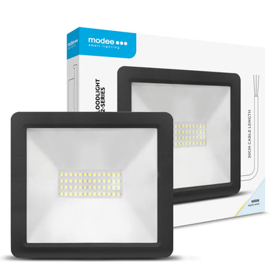 Modee LED Floodlight Slim 50W 4500 lumens 6000K 120° IP65 Aluminium Housing