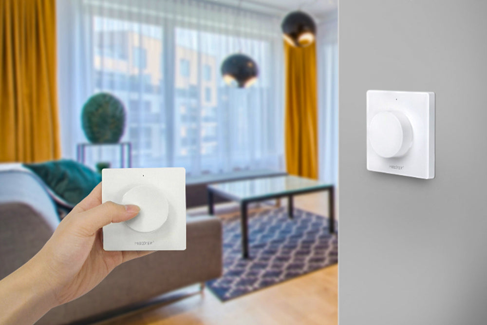 Tsong LED wireless wall dimmer CCT Black, IP20, 220-240V, CE RoHS certified