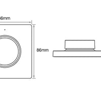 Mi-Light wireless dimmer wall control CCT white 220-240V IP20