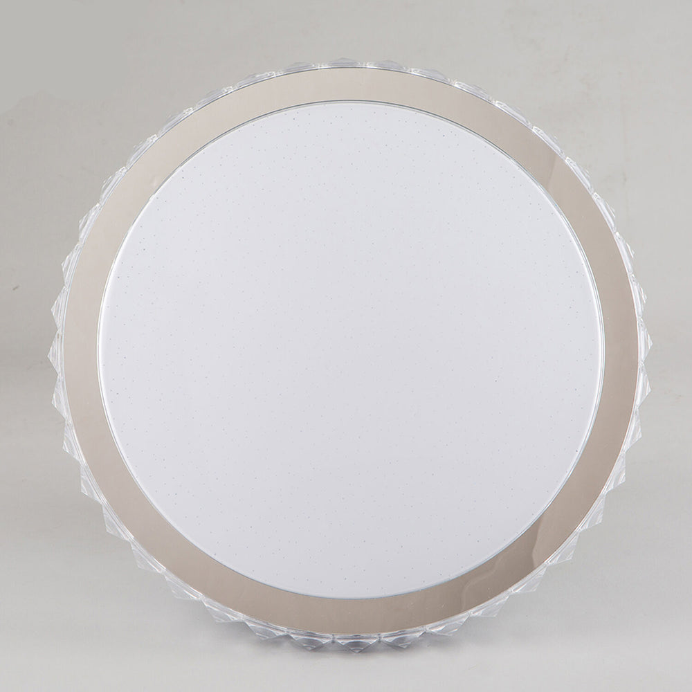 Modee ceiling LED lamp 96W 3CCT dimmable 9120 lumens Ø510mm aluminium-plastic IP20 frosted glass