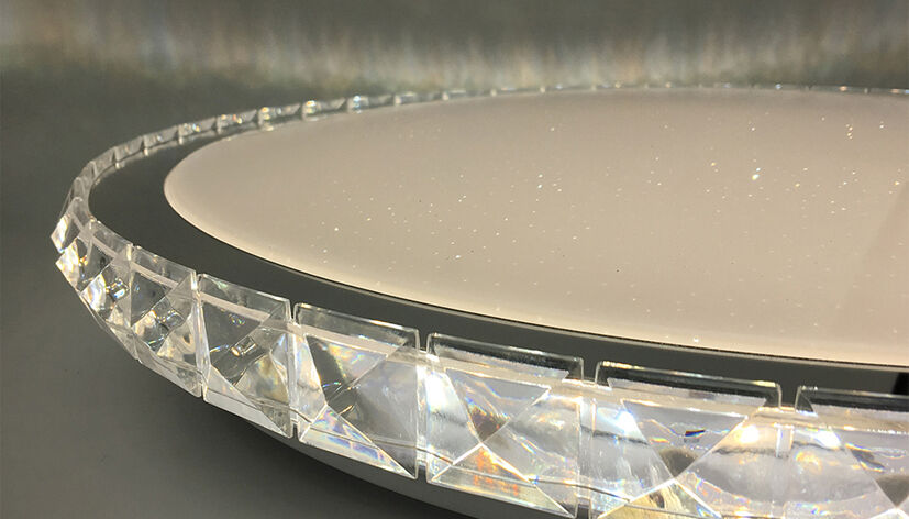 Modee ceiling LED lamp 96W 3CCT dimmable 9120 lumens Ø510mm aluminium-plastic IP20 frosted glass