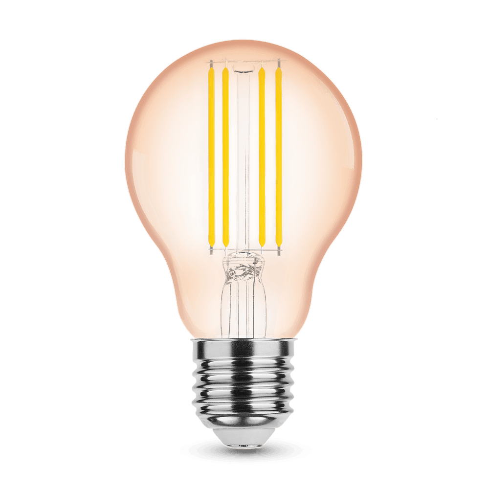 Modee LED Filament Ambre Globe A60 4W E27 1800K 360 lumens 320° Ampoule en Verre IP20