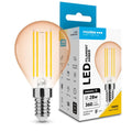 Modee LED Filament Amber Globe Mini G45 4W E14 1800K 300 lumens 320° dimmable bulb