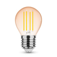 Modee LED Filament Ambre Globe Mini G45 4W E27 1800K 300 lumens 320° dimmable IP20