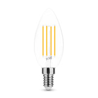 Modee LED Filament Candle C35 7W E14 2700K dimmable 360° glass bulb 806 lumens CRI 80 IP20