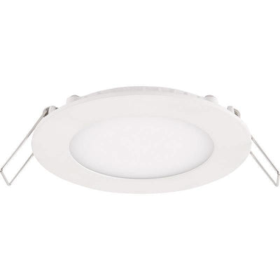 Spot encastré LED 6W remplace 50W 3000K blanc chaud, découpe de 105mm, dimmable à coupure de phase