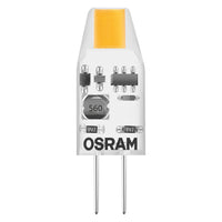 OSRAM LED G4 Pin Micro 12V 1W 2700K Clair Blanc Chaud 100 lumens 300° Non-Variable Lampe IP20