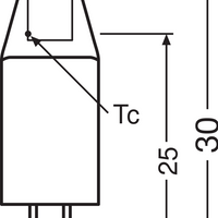 OSRAM LED G4 Pin Micro 12V 1W 2700K Clair Blanc Chaud 100 lumens 300° Non-Variable Lampe IP20