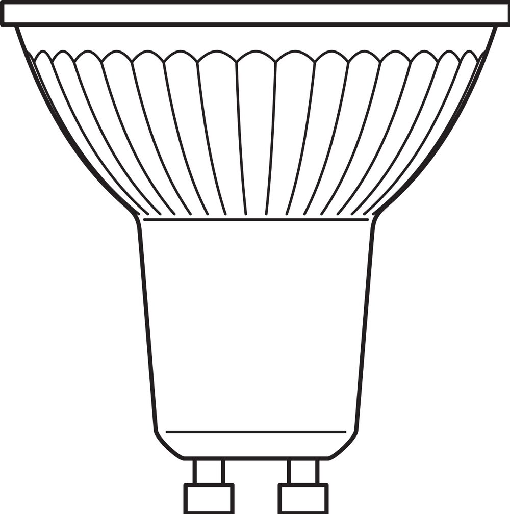 Projecteur LED Performance Réflecteur GU10 PAR16 7,9W 2700K 650 lumens 120D gradable haut IRC remplace 51W