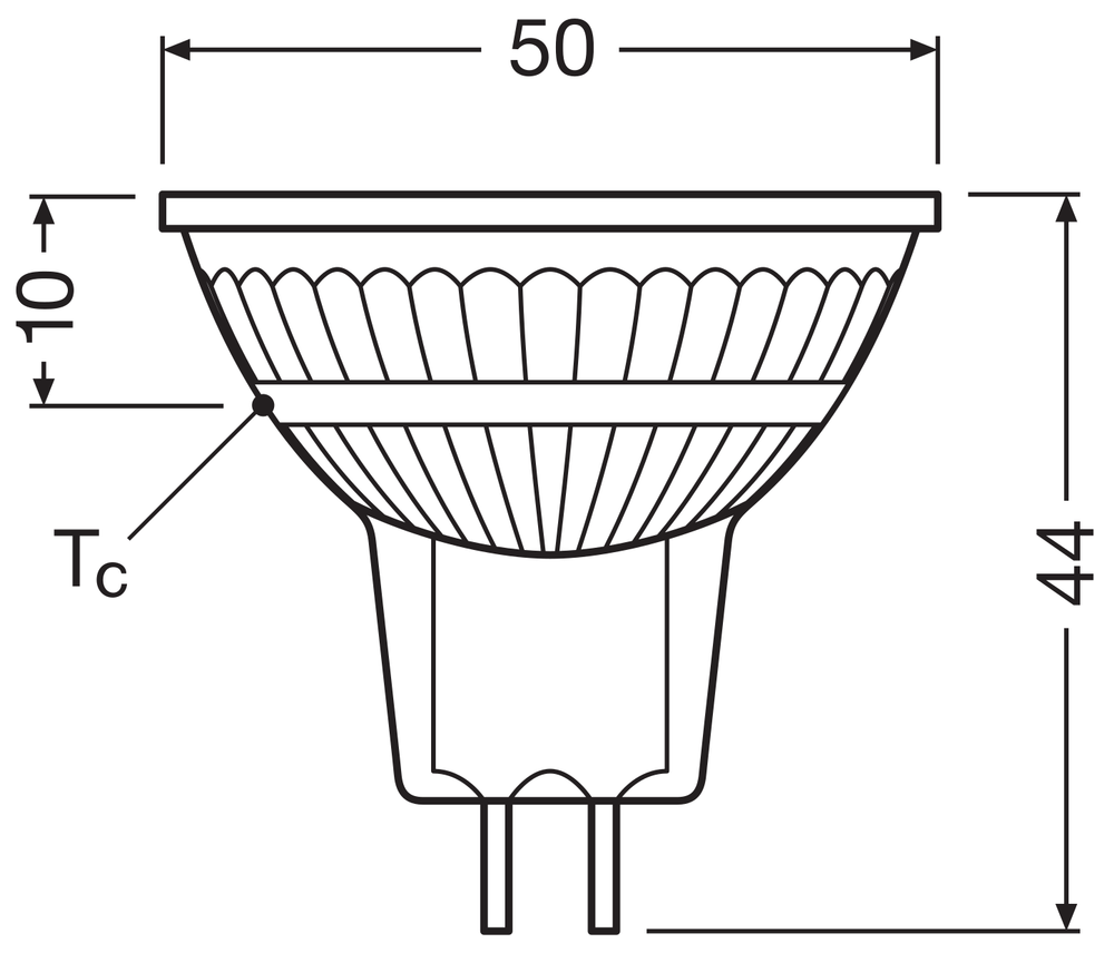 Spot Réflecteur LED Performance GU5.3 MR16 5W 345 lumens 36D 4000K Blanc Froid dimmable remplace 35W