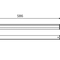 Philips BN021C LED batten light 10W 4000K 1050 lumens 220-240V IP20 White 586mm