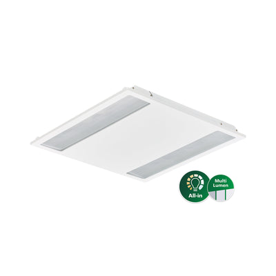 Philips CoreLine Panneau LED encastré, 31W 37W 43W, 4000K Blanc neutre, 3100-4300 lumens, Gradable DALI, IP20/44, 597x597mm