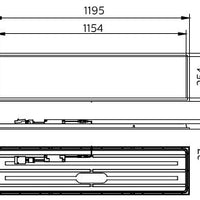 Philips CoreLine Panel gen6 LED 26W 4000K 3600 lumens 220-240V UGR19 IP20/44 Blanc 1200x300mm
