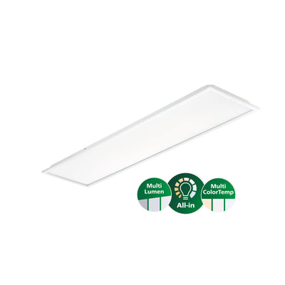 Philips CoreLine Panneau LED 22-31W 3000K-4000K dimmable DALI 1195x295mm Blanc IP20/IP44 UGR19 >80CRI