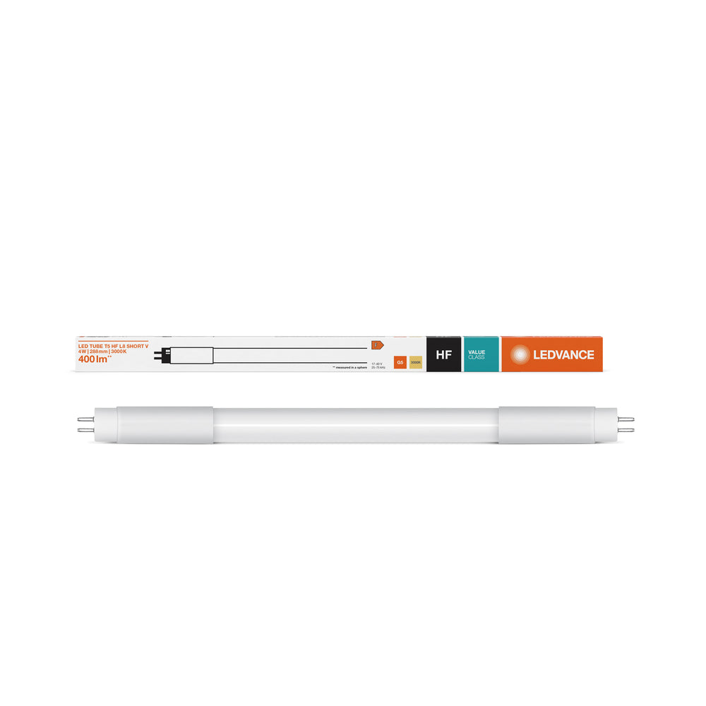 Philips LED Tube T5 4W 380 lumens 3000K Warm White 29cm High Efficiency replaces 8W