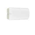 Philips Ledinaire applique murale carrée, LED 6W 4000K, 630 lumens, IP65 IK08, Boîtier en polycarbonate blanc