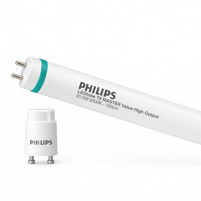Philips MAS LEDtube VLE 1500mm HO 20.5W 6500K T8 G13 Lumière du jour froide 3100 lumens 190° Verre