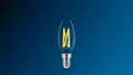 Ampoule Philips MAS LEDLusterDT E27 P45 3.5W dimmable warm glow