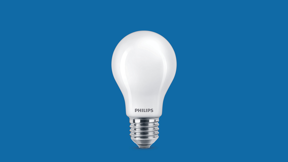 Philips MASTER Value LED Bulb 3.4W 40W Equivalent E27 A60 Clear 2700K 470 lumens CRI 90 Dimmable