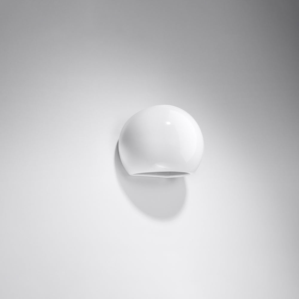 Lampe LED Sollux Lighting 50W globe en aluminium, IP20, 220-240V, 4000K, finition or mat