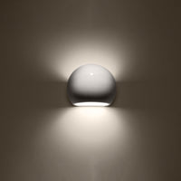 Lampe LED Sollux Lighting 50W globe en aluminium, IP20, 220-240V, 4000K, finition or mat
