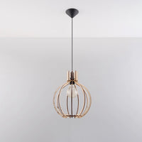 Suspension LED Sollux Lighting avec douille E27, 220-240V, aluminium or mat