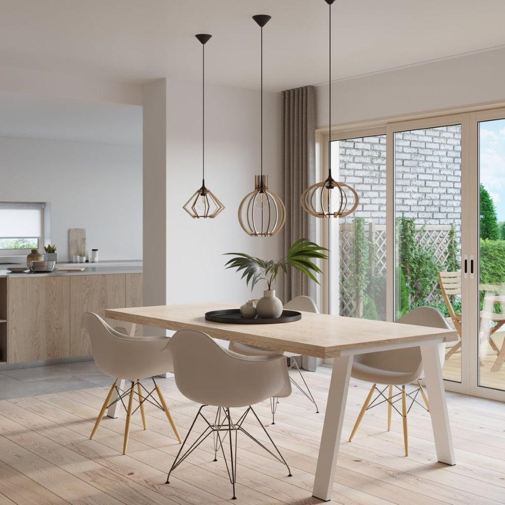 Suspension LED Sollux Lighting avec douille E27, 220-240V, aluminium or mat