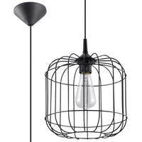 Sollux Lighting celta black LED pendant light 50W, 220-240V, matte gold finish