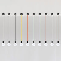 Sollux Lighting hanglamp EDISON zwart LED lamp 50W 220-240V AC CRI 80-89