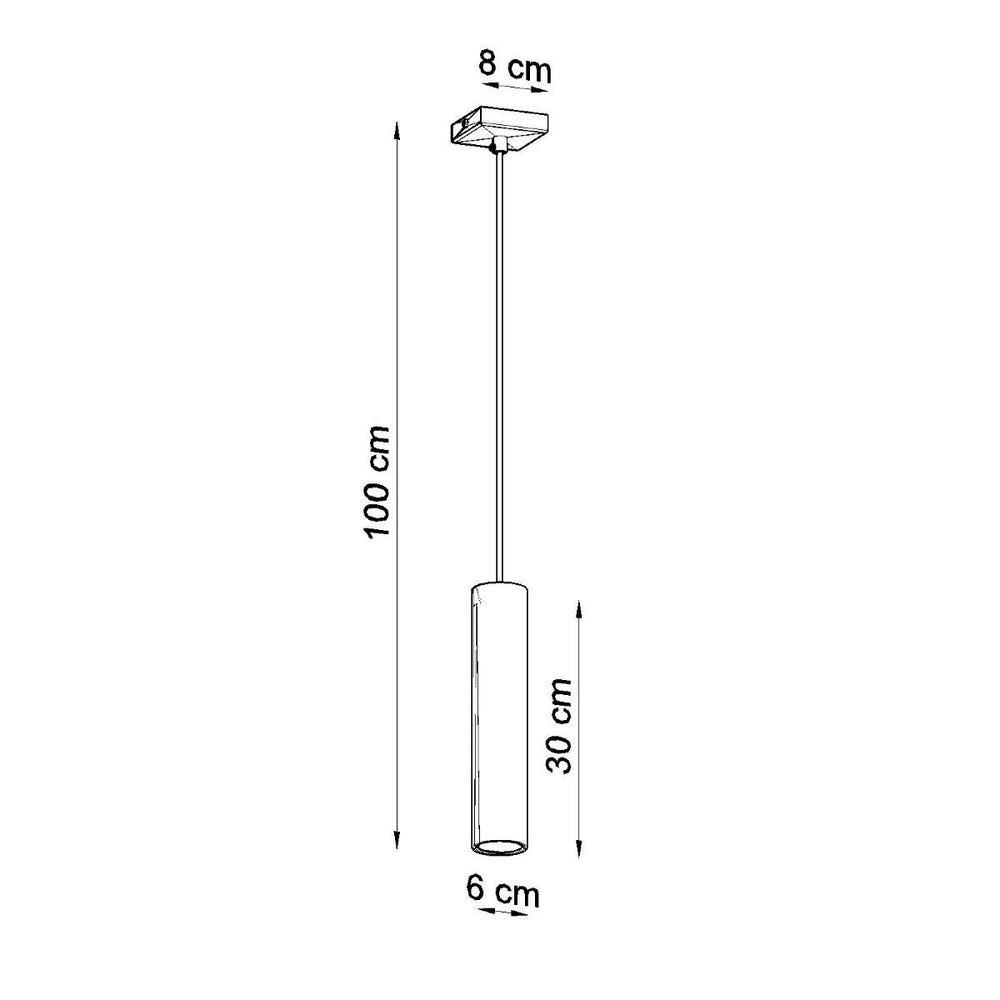 Sollux Lighting Lagos LED pendant lamp with GU10 fitting and E27 compatibility