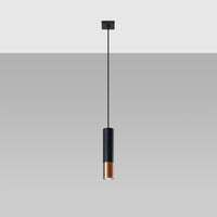 Sollux Lighting LED hanglamp zwart koper loopez with E27 fitting and 50W max wattage