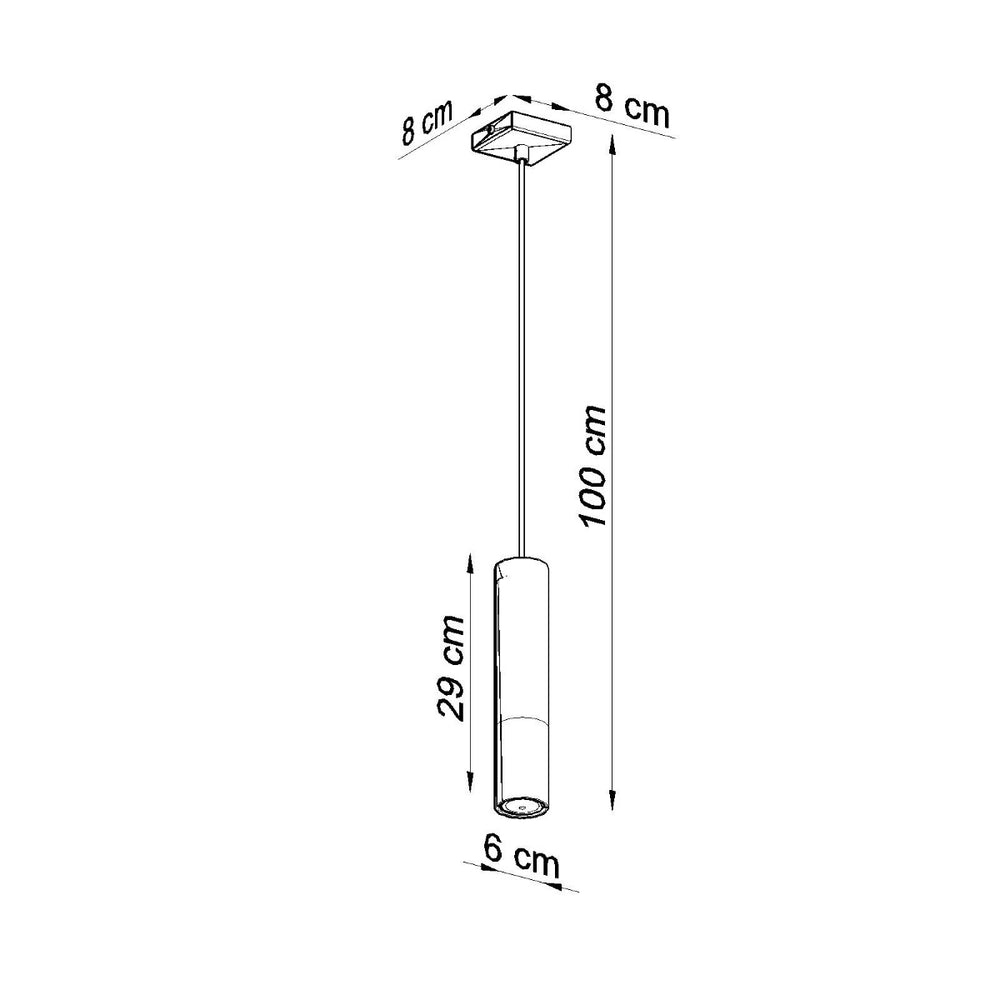 Sollux Lighting LED hanglamp zwart koper loopez with E27 fitting and 50W max wattage