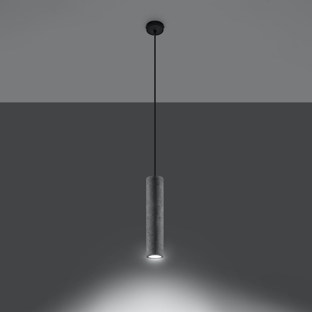 Sollux Lighting Luvo 1 LED pendant lamp with concrete shade 300mm