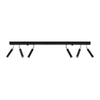 LED plafondspot zwart EYETECH with 6 x G9 sockets by Sollux Lighting