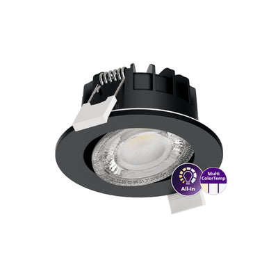 Philips RS071B LED spotlight black 40° adjustable 2700K 3000K 4000K 550 lumen