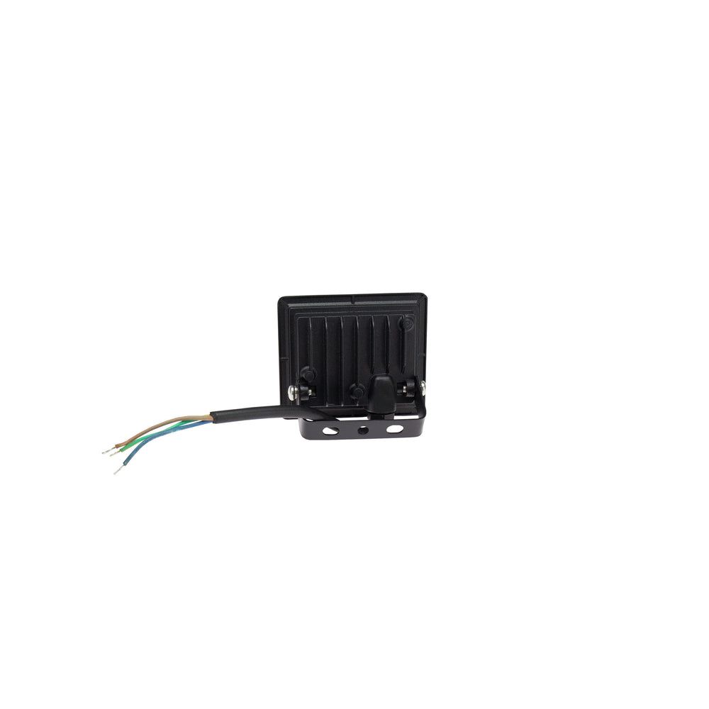 Spectrum NOCTIS LUX 3 LED Floodlight 10W 6000K 230V IP65 IK07 Black Outdoor Surface Mount