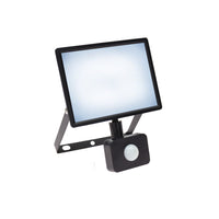 Spectrum NOCTIS LUX 3 LED floodlight 30W 6000K 230V IP44 Black with PIR sensor for outdoor lighting
