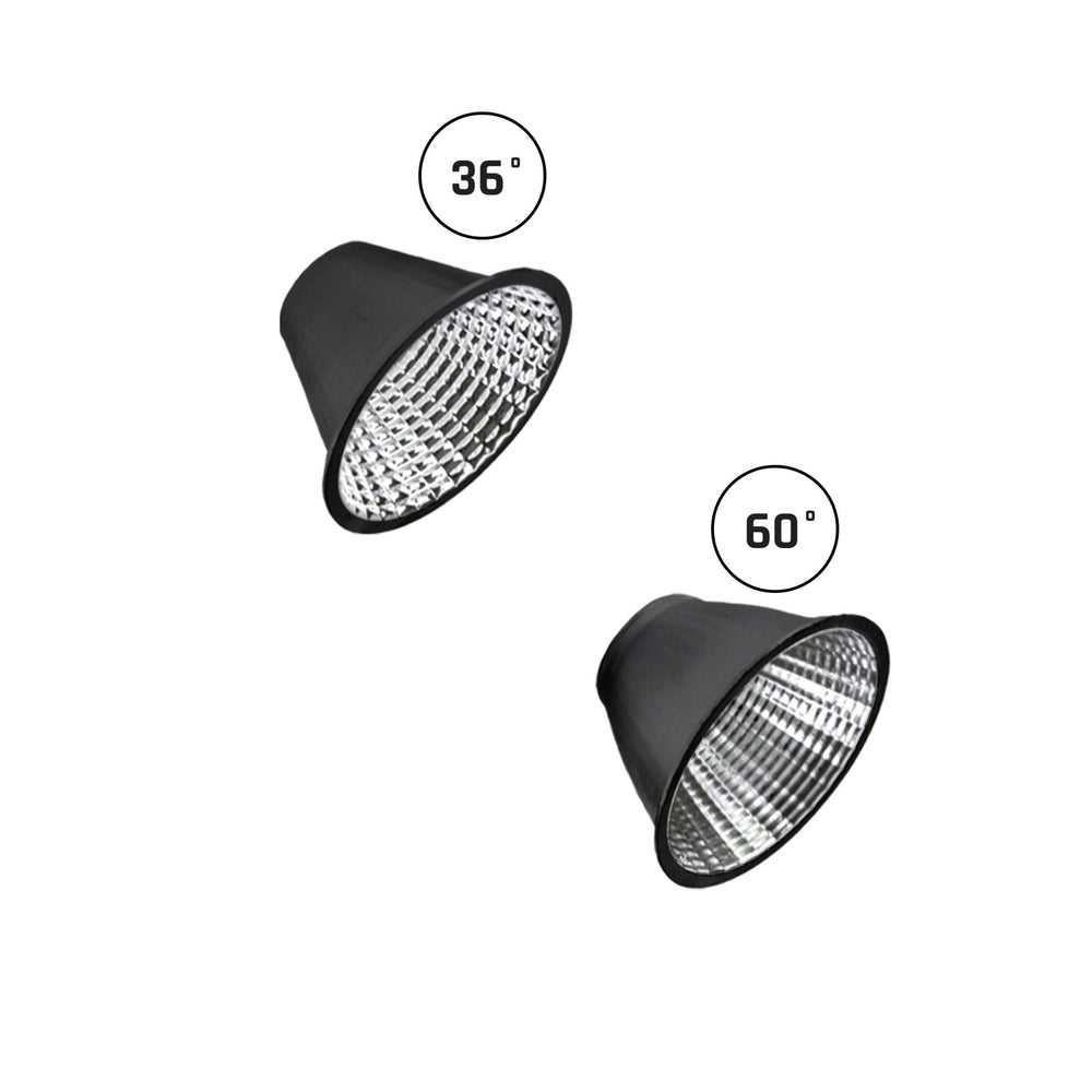 Spectrum Andromeda LED recessed spotlight black, 3000 lumens, 3000K, IP20, CRI >90, 36°/60° beam angle, 15-27W adjustable