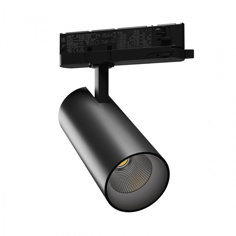 Spectrum Andromeda LED recessed spotlight black, 3000 lumens, 3000K, IP20, CRI >90, 36°/60° beam angle, 15-27W adjustable