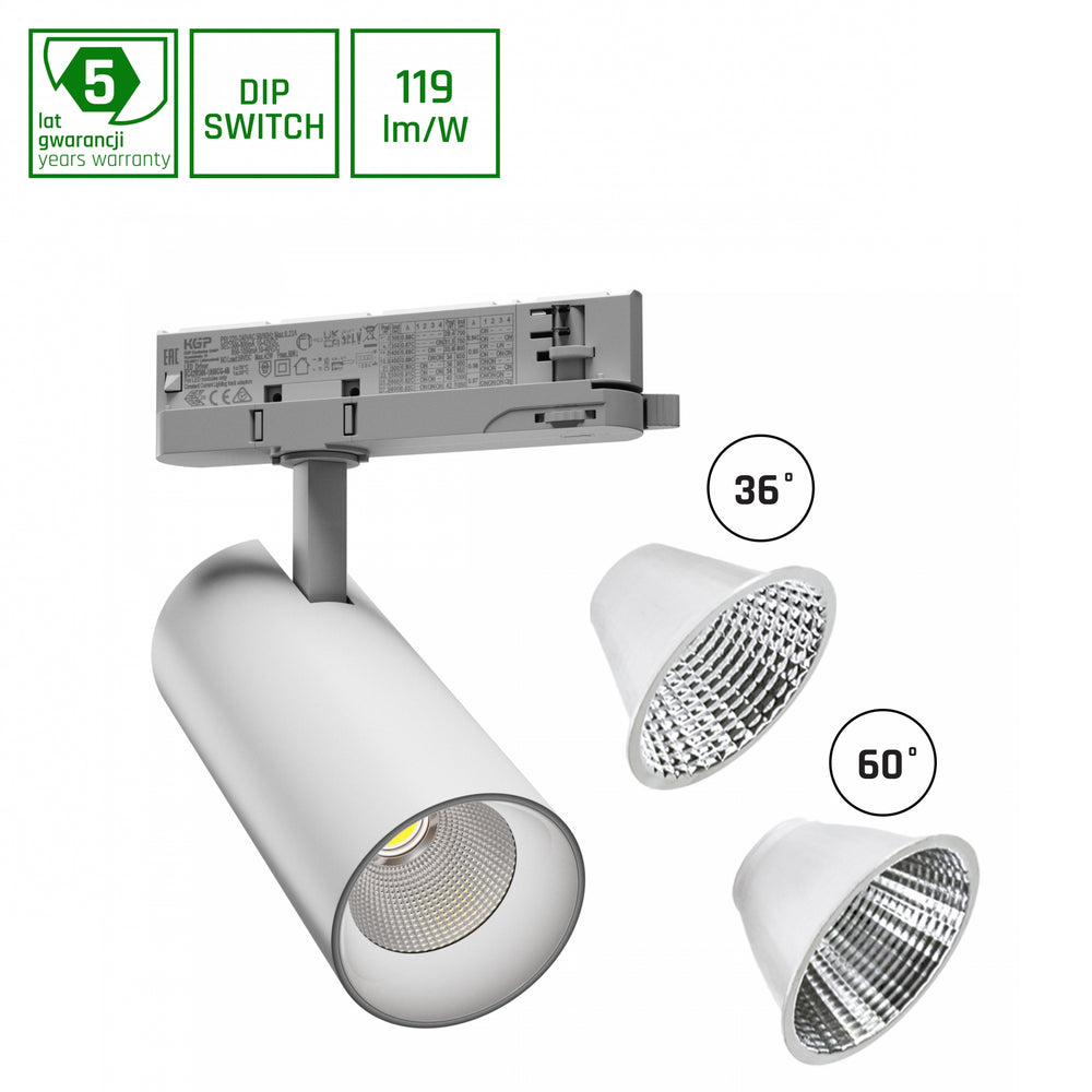 Plafonnier LED Spectrum Andromeda 15-27W 4000K, CRI élevé >90, 3200 lumens, blanc, IP20, angle de rayonnement 36-60 degrés