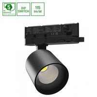 Spectrum Artemida mini RA>90 noir LED-spot 20W, 230V, 3000K, 1700 lumens, IP20, éclairage intérieur, angle de 36/60 degrés