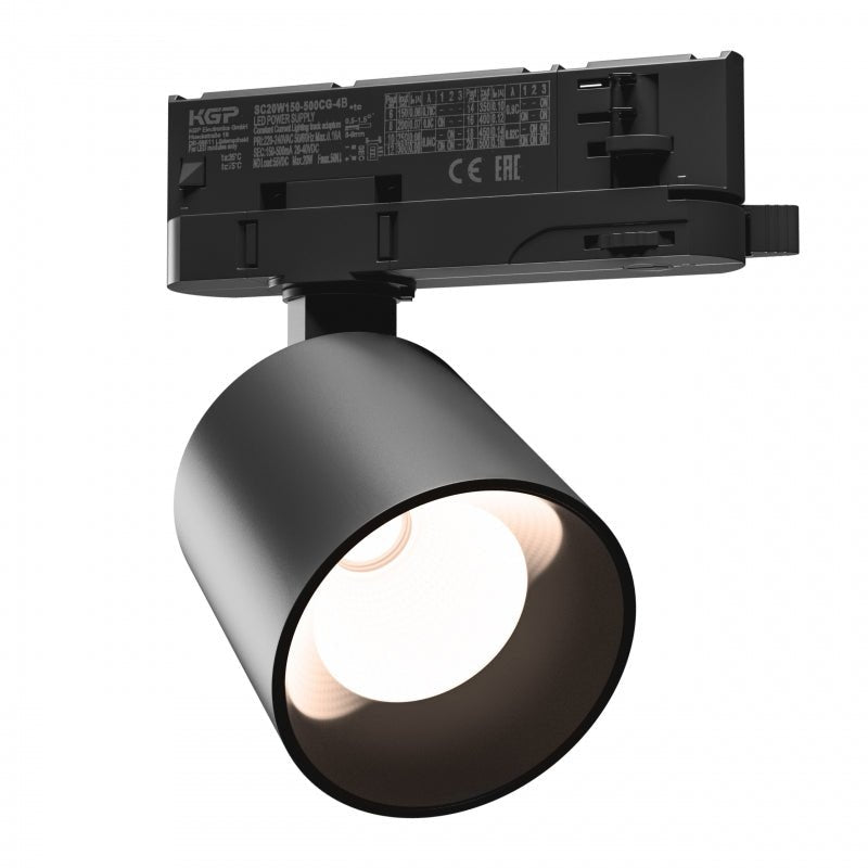 Spectrum Artemida mini RA&gt;90 noir LED-spot 20W, 230V, 3000K, 1700 lumens, IP20, éclairage intérieur, angle de 36/60 degrés