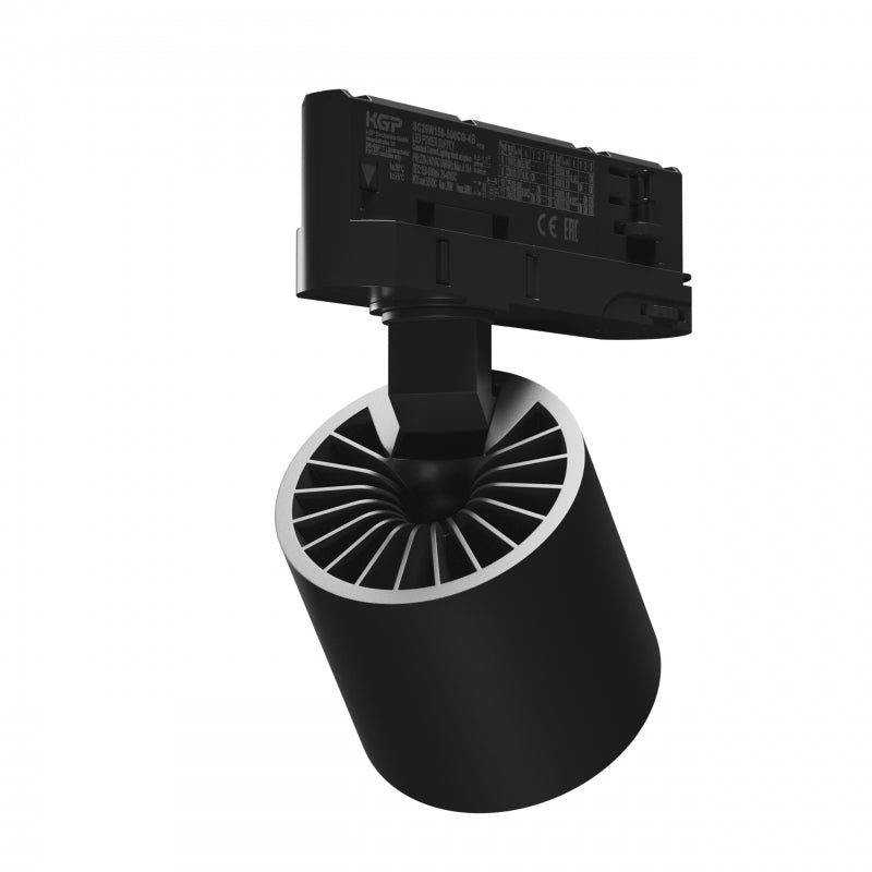 Spectrum Artemida mini RA&gt;90 noir LED-spot 20W, 230V, 3000K, 1700 lumens, IP20, éclairage intérieur, angle de 36/60 degrés